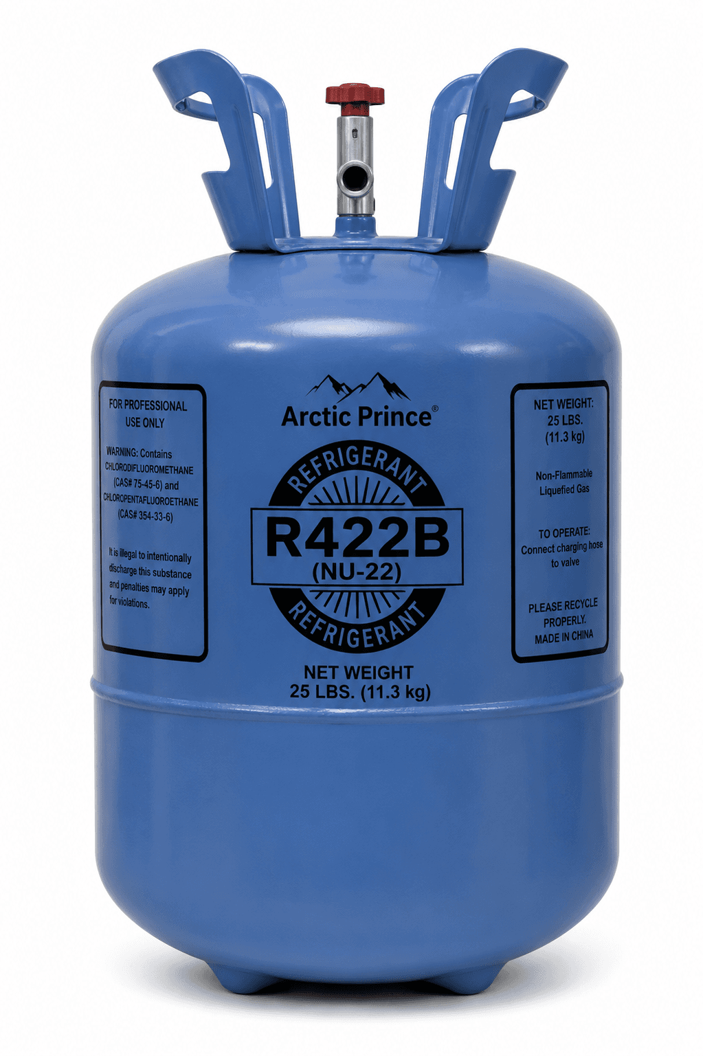 R422B (NU-22) Refrigerant 25 LB | Arctic Prince