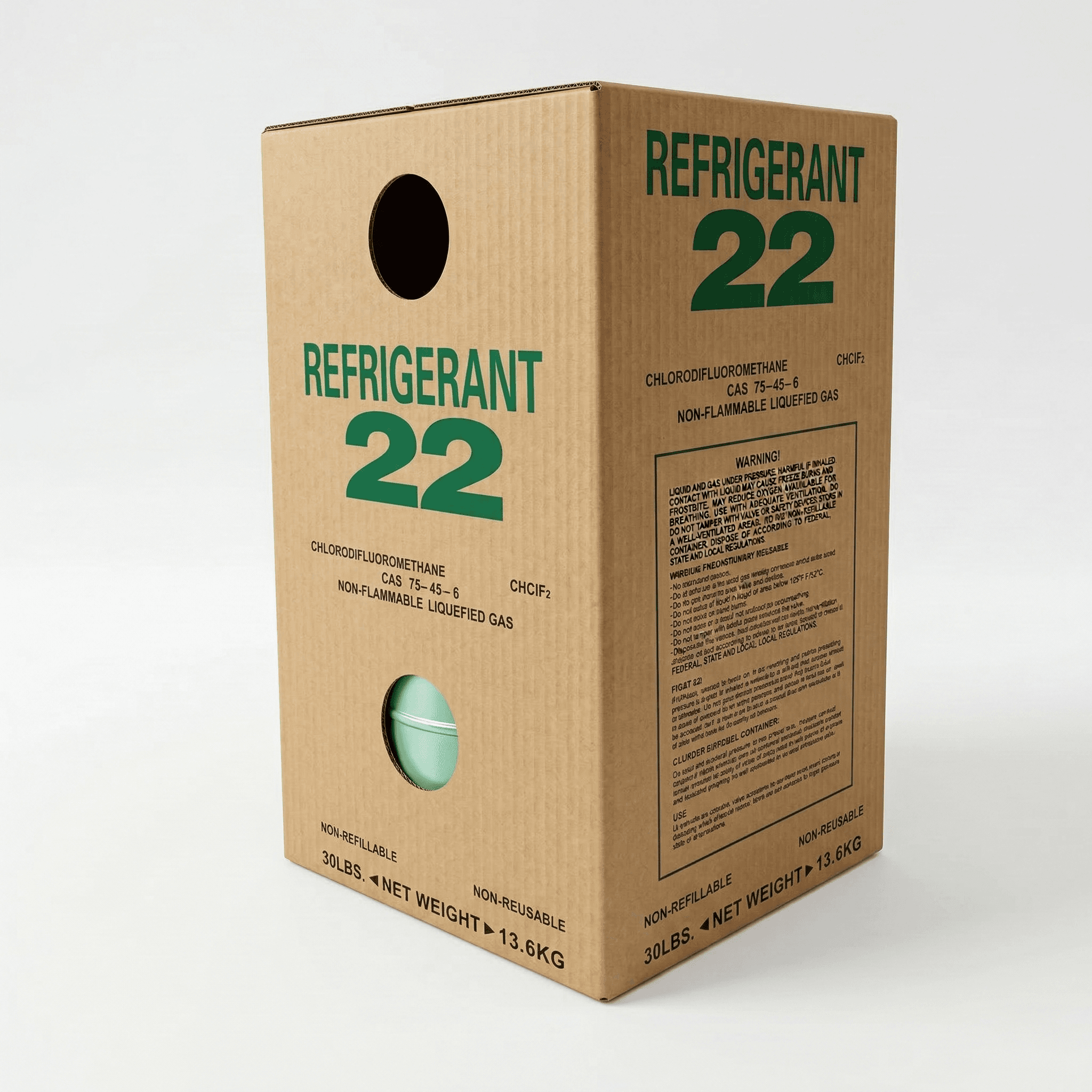 R22 Refrigerant 30 Lbs - Factory Sealed